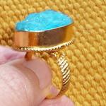 Bague bleu 1