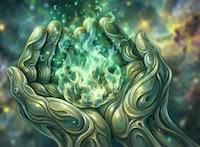 Flamme verte